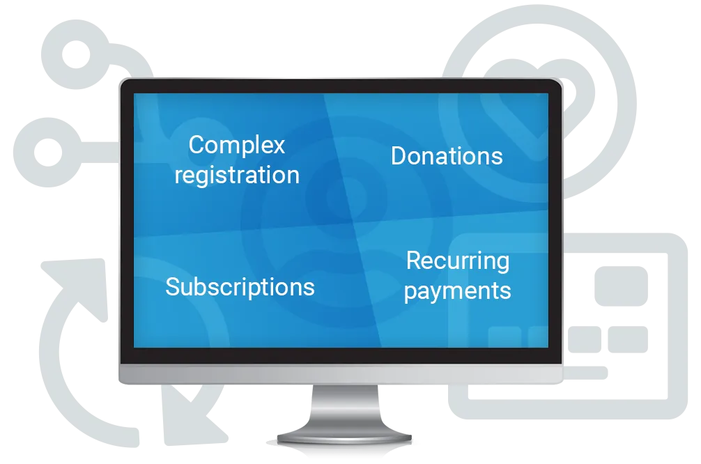 Member Service Requirements - Registration, Donations, Subscriptions and Payments