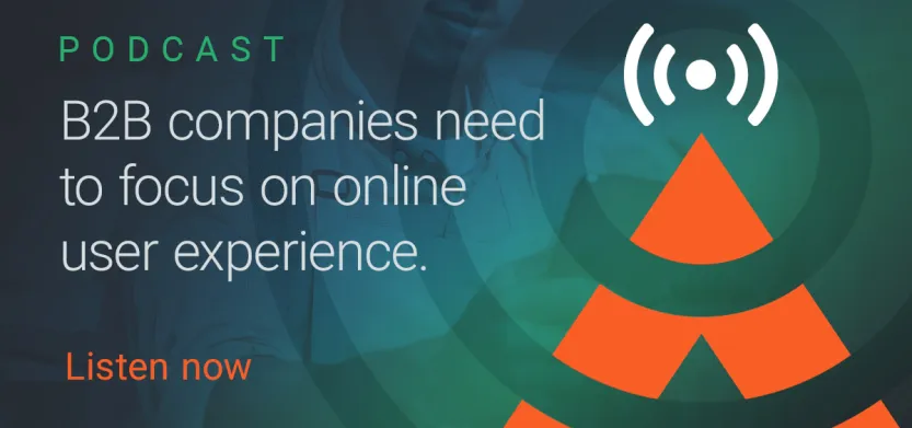 Podcast — B2B companies need to focus on online user experience