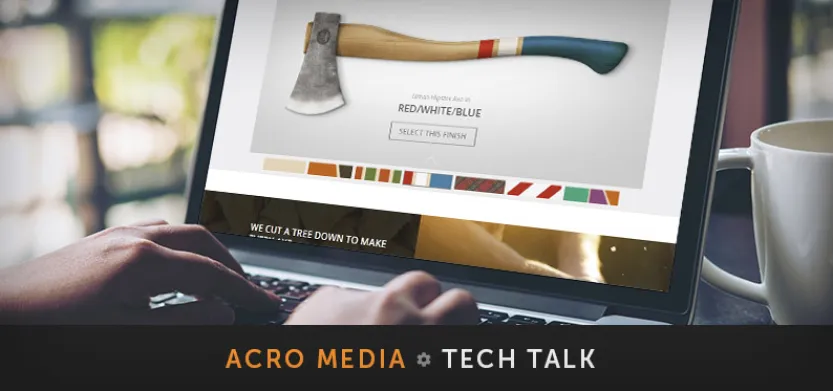 UH+ Axe: Technical walk through for an enhanced product page | Acro Media